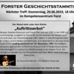 Einladung zum 65. Geschichtsstammtisch am 20. Juni...