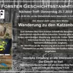 Einladung zum 66. Geschichtsstammtisch am 25. Juli...