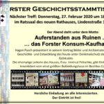 Einladung zum 71. Forster Geschichtsstammtisch am ...