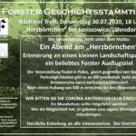 Einladung zum 72. Geschichtsstammtisch