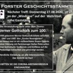 Einladung zum 73. Geschichtsstammtisch