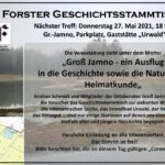Einladung zum 76. Forster Geschichtsstammtisch