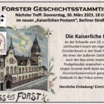 96. Forster Geschichtsstammtisch - Das Kaiserliche...