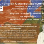 109. Forster Geschichtsstammtisch mit einer bisher...