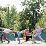 Tanz-Performance an der Langen Brücke