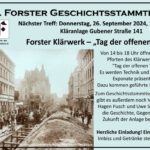 Einladung zum 112. Geschichtsstammtisch
