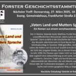 Matthias Purdel liest beim 117. Forster Geschichts...