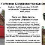 Willkommen zum 119. Forster Geschichtsstammtisch m...
