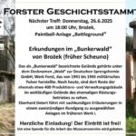 Einladung zum 120. Geschichtsstammtisch in der ehe...