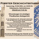 Erkundungen im einstigen preußischen Amtsgericht …